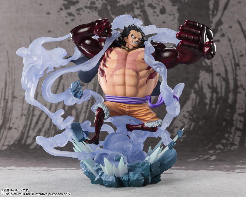One Piece FiguartsZERO PVC Statue Extra Battle Monkey D. Luffy Gear 4 Battle of Monsters on Onigashima 21 cm Bandai Tamashii Nations