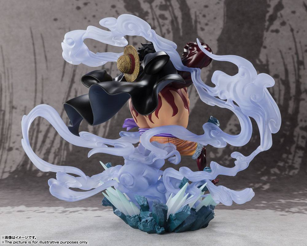 One Piece FiguartsZERO PVC Statue Extra Battle Monkey D. Luffy Gear 4 Battle of Monsters on Onigashima 21 cm Bandai Tamashii Nations