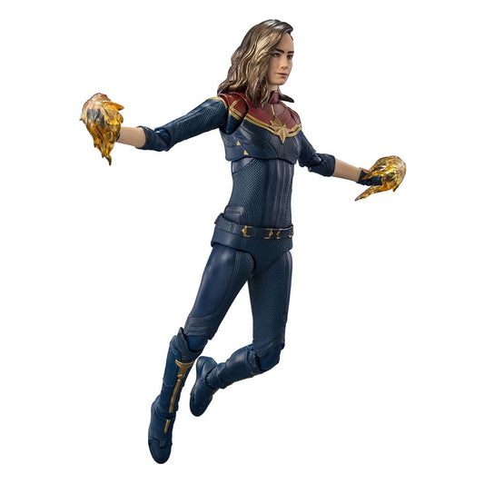 The Marvels S.H. Figuarts Action Figure Captain Marvel 15 cm - FanofThings.co.uk