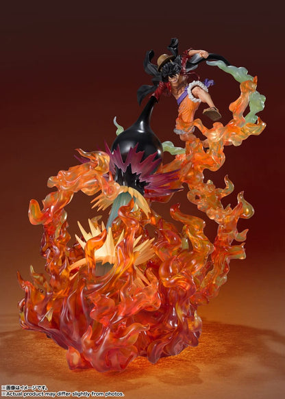 One Piece FiguartsZERO PVC Statue (Extra Battle) Luffy Red Roc 45 cm
