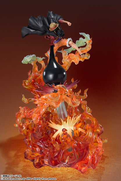 One Piece FiguartsZERO PVC Statue (Extra Battle) Luffy Red Roc 45 cm