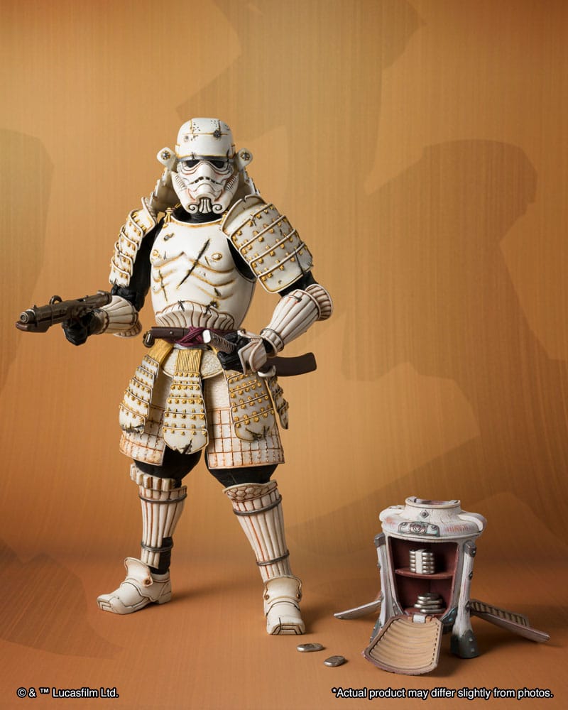 Star Wars: The Mandalorian Meisho Movie Realization Action Figure Ashigaru Stormtrooper (Remnant) 18 cm - FanofThings.co.uk