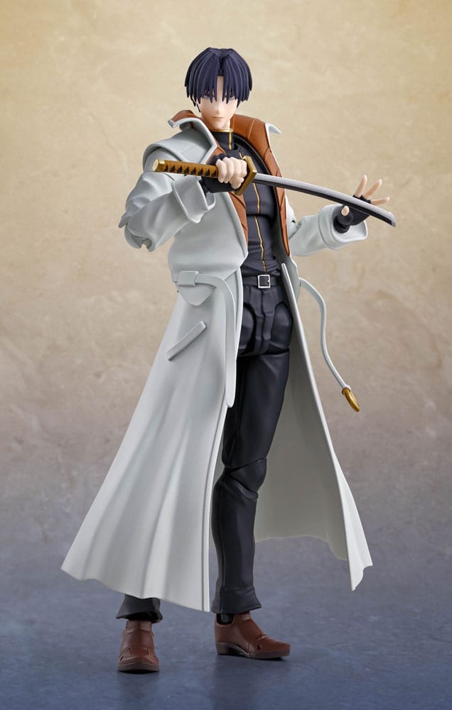 Rurouni Kenshin: Meiji Swordsman Romantic Story S.H. Figuarts Action Figure Aoshi Shinomori 17 cm - FanofThings.co.uk