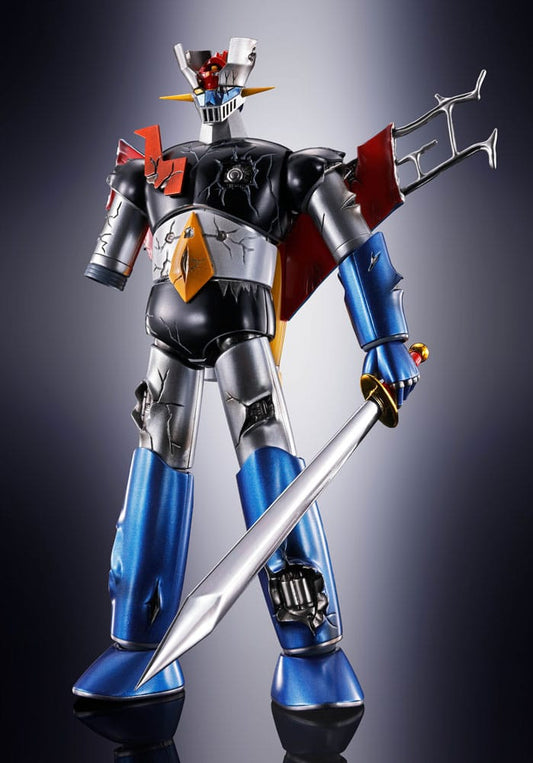 Great Mazinger Soul of Chogokin Diecast Action Figure GX-105D Great Mazinger Z Kakumei Shinka Damage Ver. 17 cm Action