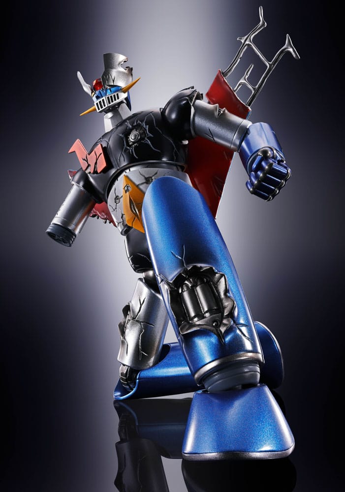 Great Mazinger Soul of Chogokin Diecast Action Figure GX-105D Great Mazinger Z Kakumei Shinka Damage Ver. 17 cm Action