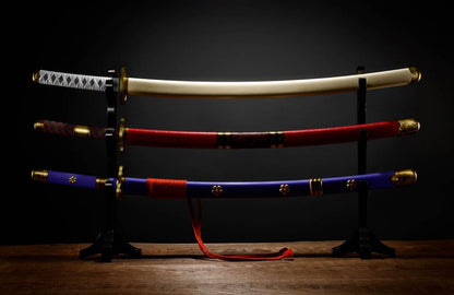 One Piece Proplica Replicas 1/1 Roronoa Zoro Three Sword Style Swords Set 95 cm Replicas