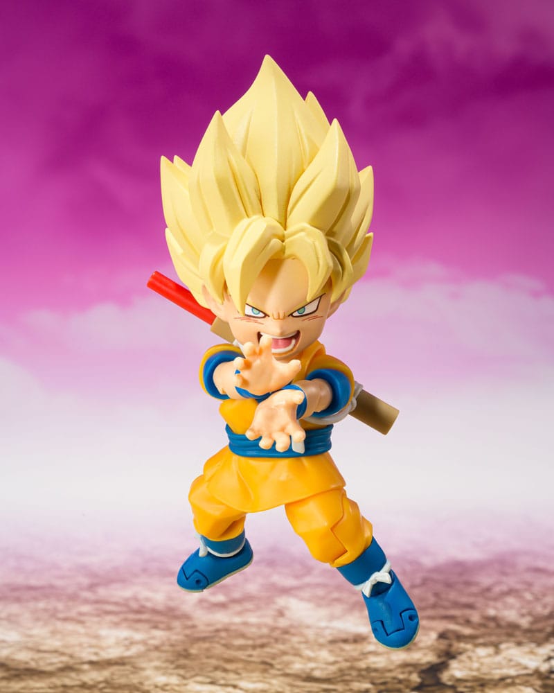 Dragon Ball S.H.Figuarts Action Figure Super Saiyan Son Goku (mini) Daima 8 cm Bandai Tamashii Nations