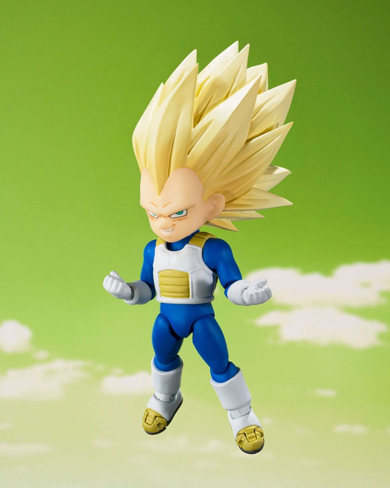 Dragon Ball S.H.Figuarts Action Figure Super Saiyan Level 3 Vegeta (mini) Daima 8 cm Bandai Tamashii Nations