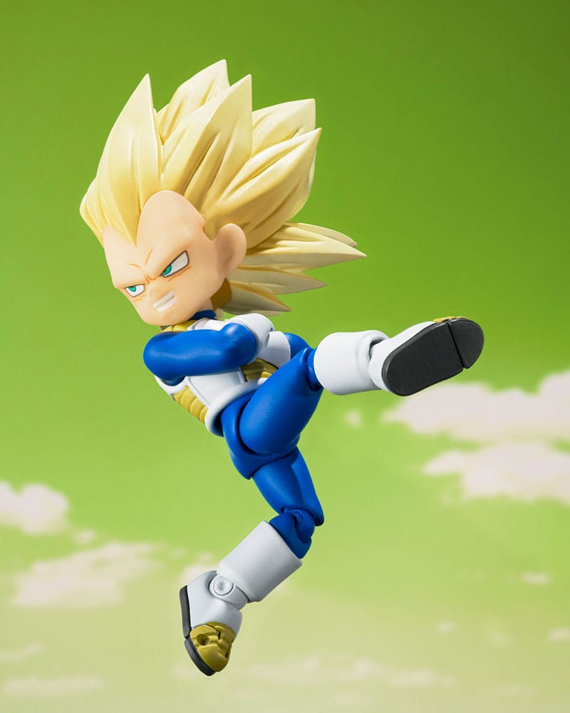 Dragon Ball S.H.Figuarts Action Figure Super Saiyan Level 3 Vegeta (mini) Daima 8 cm Bandai Tamashii Nations