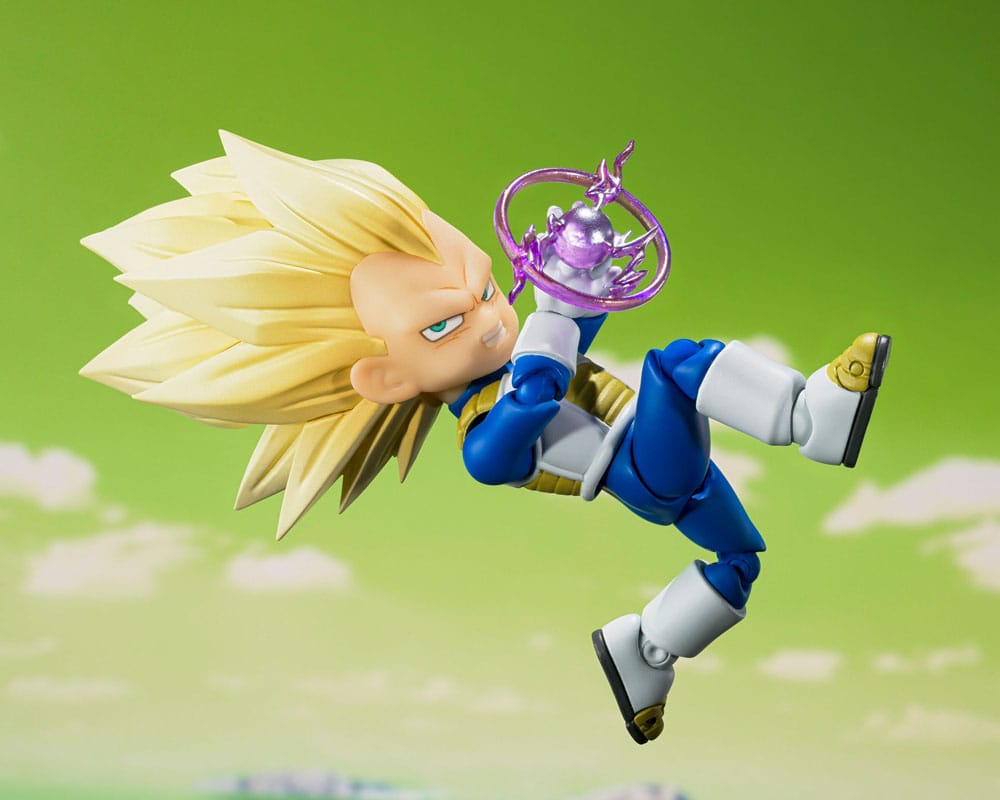 Dragon Ball S.H.Figuarts Action Figure Super Saiyan Level 3 Vegeta (mini) Daima 8 cm Bandai Tamashii Nations