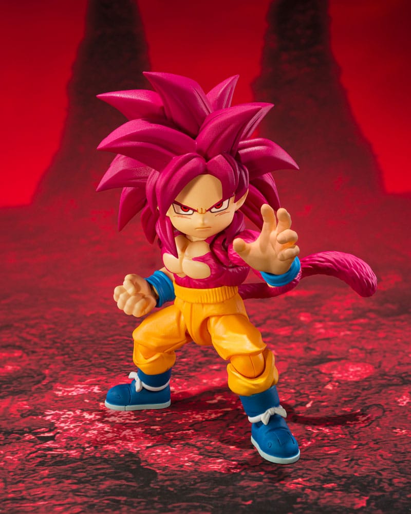 Dragon Ball Daima S.H.Figuarts Action FigureSuper Saiyan Level 4 Son Goku (mini) 8 cm Bandai Tamashii Nations
