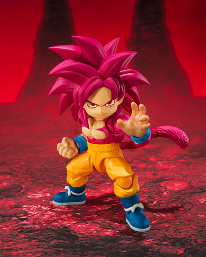 Dragon Ball Daima S.H.Figuarts Action FigureSuper Saiyan Level 4 Son Goku (mini) 8 cm Bandai Tamashii Nations