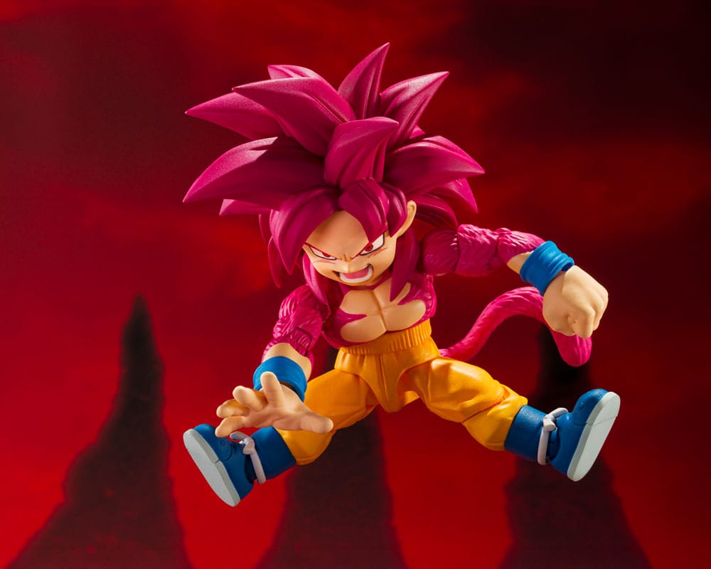 Dragon Ball Daima S.H.Figuarts Action FigureSuper Saiyan Level 4 Son Goku (mini) 8 cm Bandai Tamashii Nations