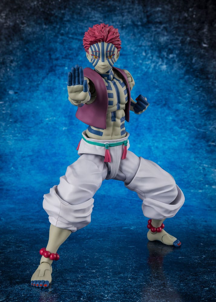 Demon Slayer: Kimetsu no Yaiba S.H.Figuarts Action Figure Akaza 15 cm Bandai Tamashii Nations