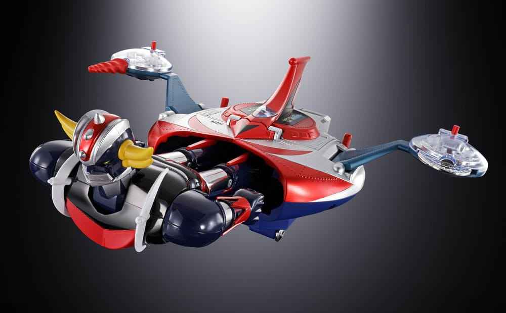 UFO Robo Grendizer Chogokin Action Figure Deluxe Grendizer & UFO Spazer 14 cm