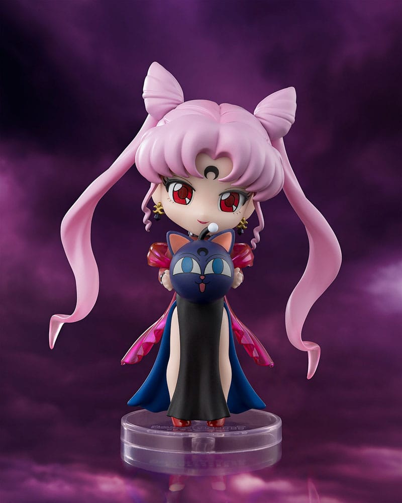 Pretty Guardian Sailor Moon R Figuarts mini Action Figure Black Lady 9 cm