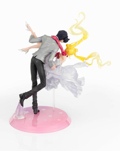 Sailor Moon FiguartsZERO Chouette PVC Statue Usagi & Tuxedo Mask Moonlight Glow Edition 24 cm Bandai Tamashii Nations