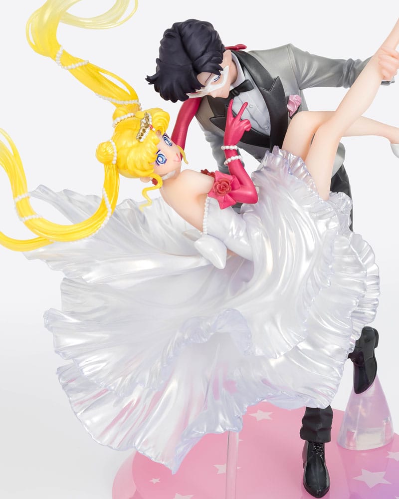 Sailor Moon FiguartsZERO Chouette PVC Statue Usagi & Tuxedo Mask Moonlight Glow Edition 24 cm Bandai Tamashii Nations