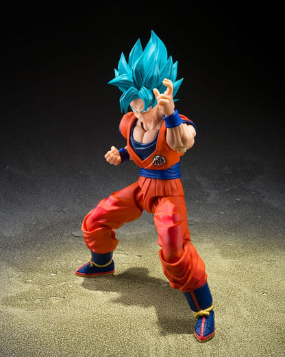 Dragon Ball Super S.H.Figuarts Action Figure Super Saiyan God Super Son Guko (Blue power transcending Limits) 15 cm Bandai Tamashii Nations