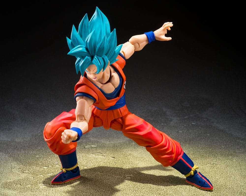 Dragon Ball Super S.H.Figuarts Action Figure Super Saiyan God Super Son Guko (Blue power transcending Limits) 15 cm Bandai Tamashii Nations
