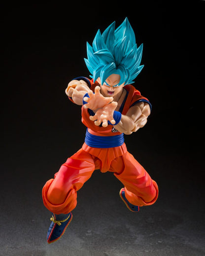 Dragon Ball Super S.H.Figuarts Action Figure Super Saiyan God Super Son Guko (Blue power transcending Limits) 15 cm Bandai Tamashii Nations