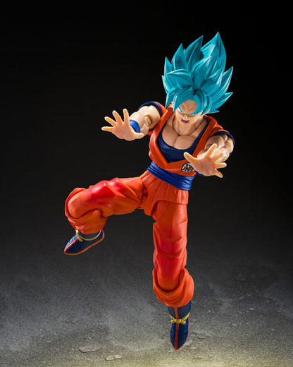 Dragon Ball Super S.H.Figuarts Action Figure Super Saiyan God Super Son Guko (Blue power transcending Limits) 15 cm Bandai Tamashii Nations