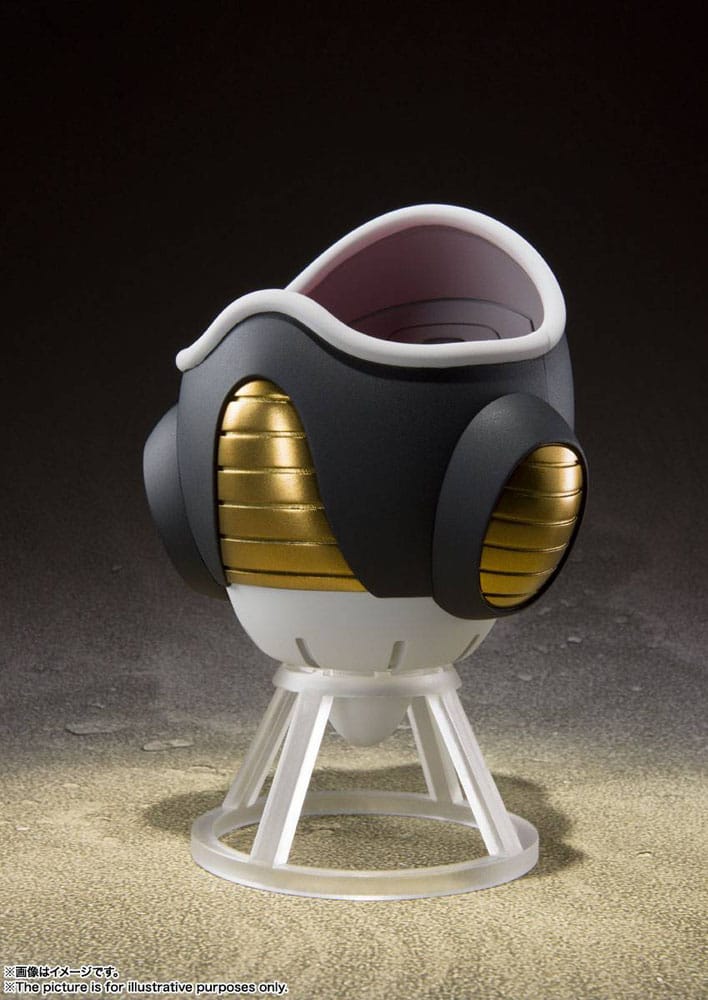 Dragon Ball Z S.H. Figuarts Action Figure Frieza (First Form) & Frieza Pod Reissue 11 cm