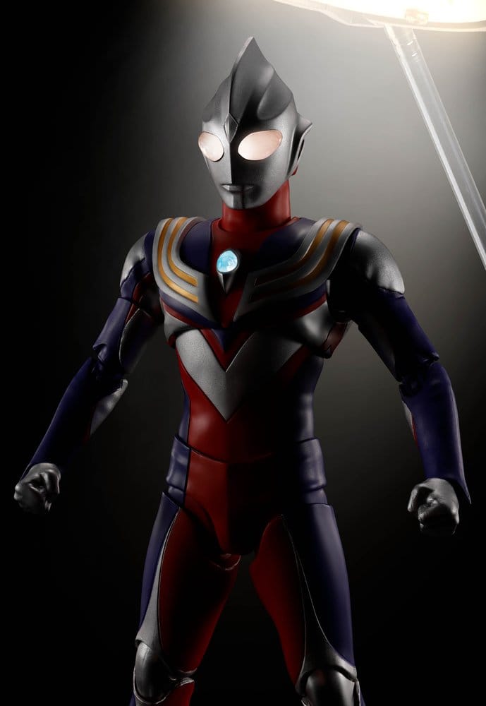 Ultraman Series S.H.Figuarts Shinkocchou Seihou Action Figure Ultraman Tiga Multi Type 30th Anniversary Edition 15 cm Bandai Tamashii Nations