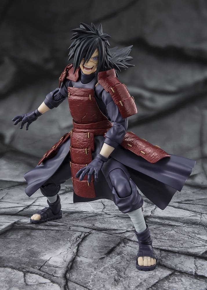 Naruto Shippuden S.H.Figuarts Action Figure Madara Uchiha Legend of Darkness 17 cm Bandai Tamashii Nations