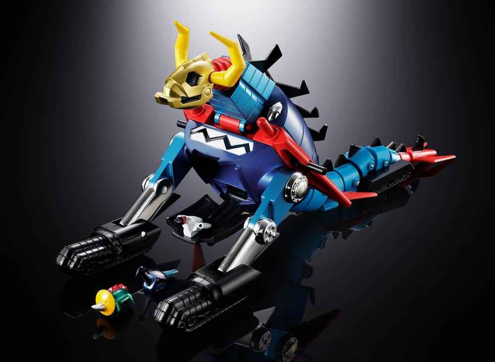 Dino Mech Gaiking Chogokin Action Figure Daikumaryu & Gaiking 20 cm