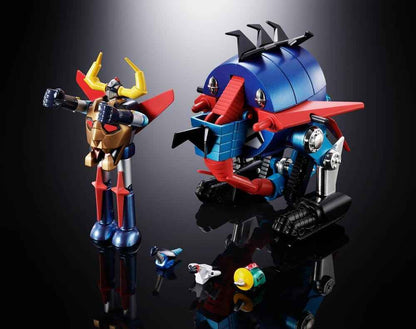 Dino Mech Gaiking Chogokin Action Figure Daikumaryu & Gaiking 20 cm
