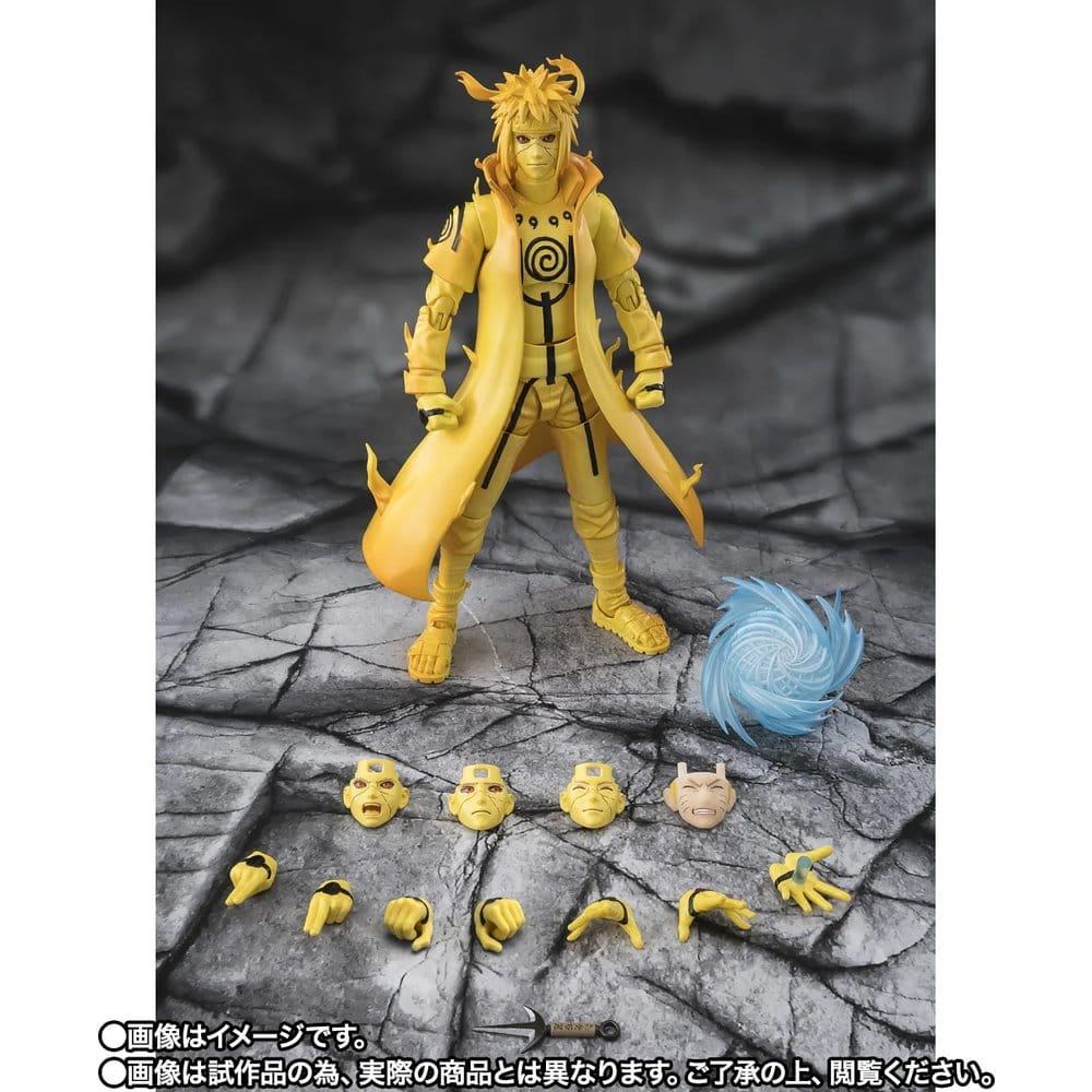 Naruto S.H.Figuarts Action Figure Minato Namikaze (Kurama Link Mode) -Bond of Light That Shatters Darkness- 15 cm