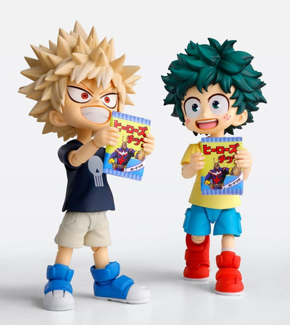 My Hero Academia S.H.Figuarts Action Figure Izuku Midoriya & Katsuki Bakugo -Childhood Set- 9 cm