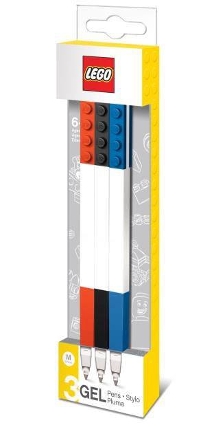 LEGO Gel Pens 3-Pack Bricks Stationery