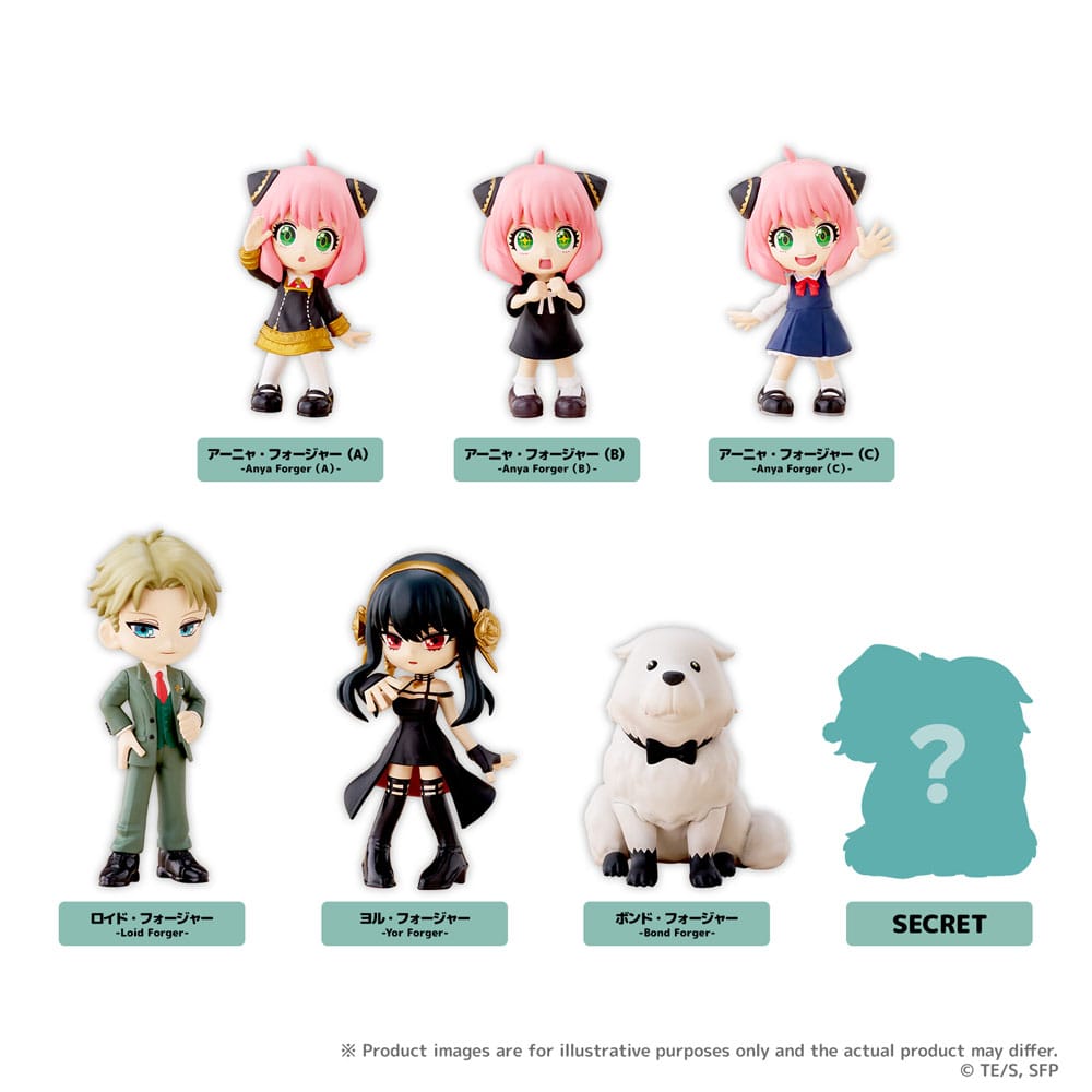 Spy x Family PalVerse PVC Figures 9 cm Assortment (6) Statues,Blind Boxes