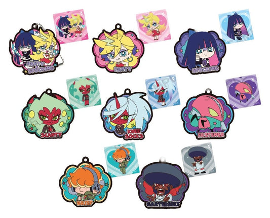 Panty & Stocking with Garterbelt Keyholder Rubber Charms 5 cm Assortment (6)