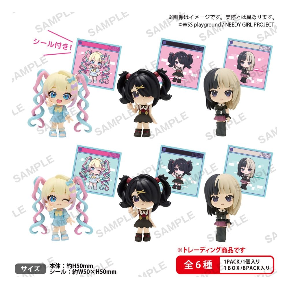 Needy Girl Overdose The Box Rich Mini Figures Collection Figure Blind Box Display (8)