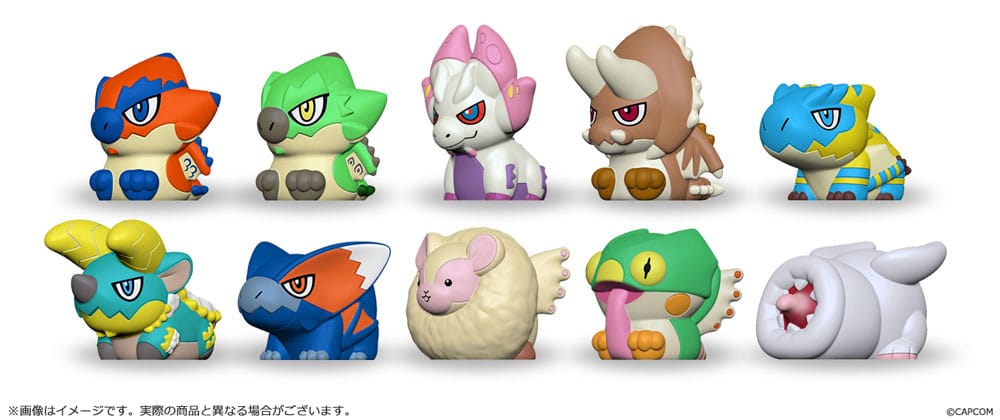 Monster Hunter Figure Builder Trading Figures 3 - 5 cm Finger Puppet Monster Hunter Vol. 1 (10) - FanofThings.co.uk