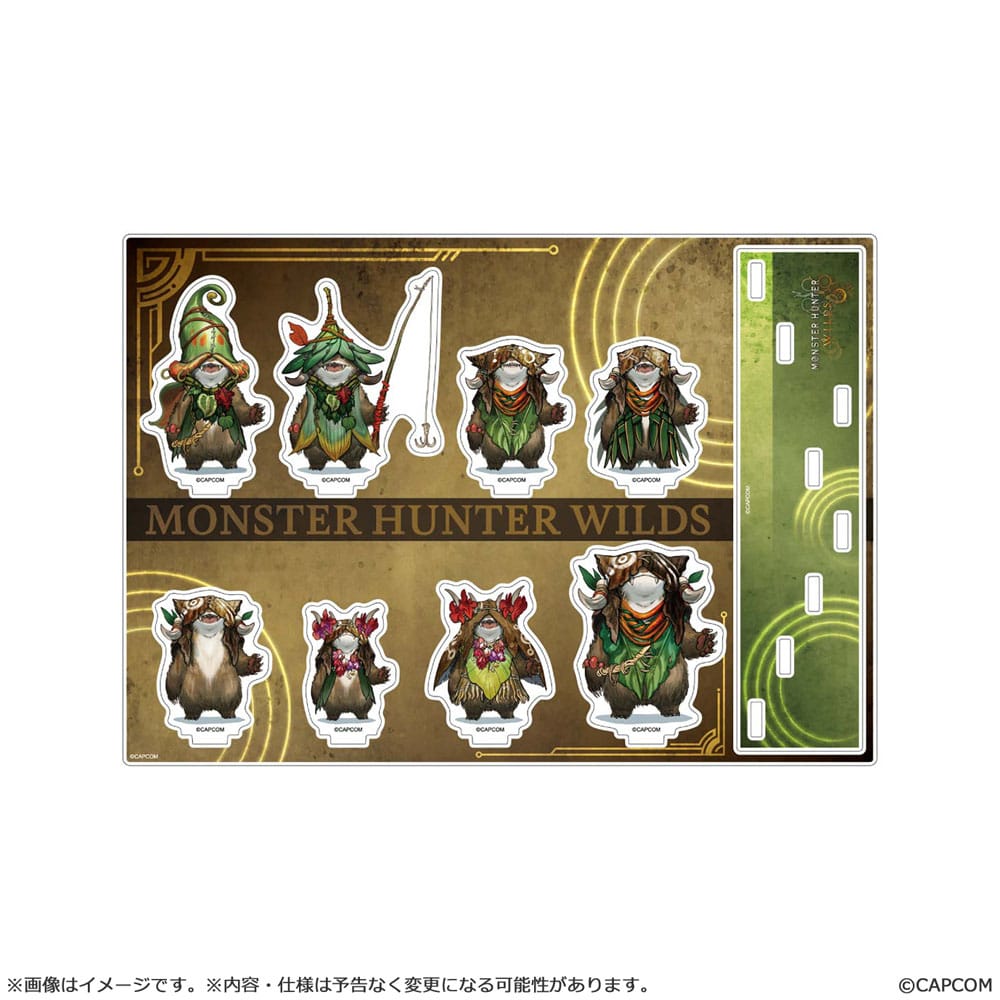 Monster Hunter Wilds Acrylic Stand Chomber Set 15 cm
