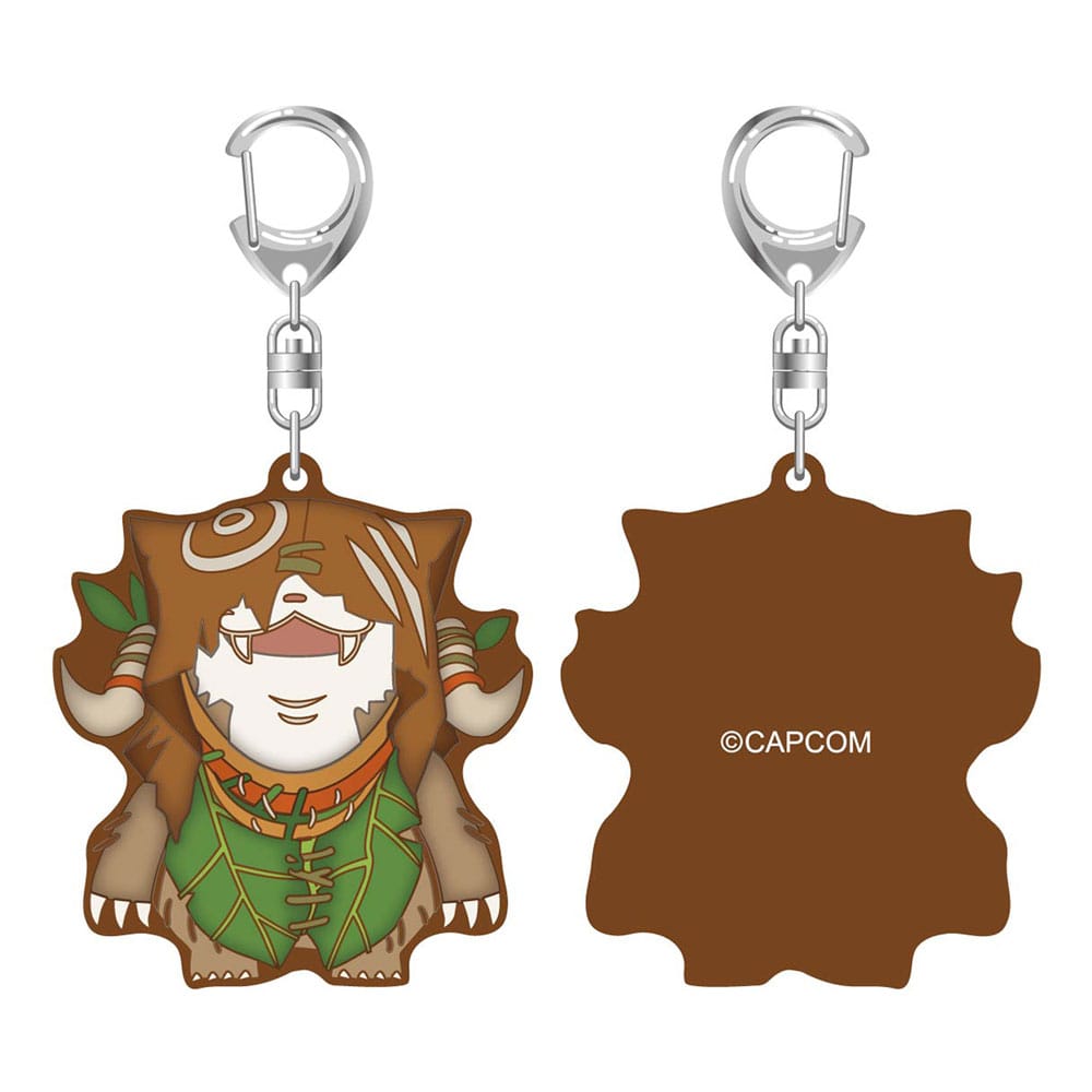 Monster Hunter Wilds Rubber Keychain Wudwud 7 cm