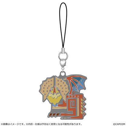 Monster Hunter Wilds Metal Keychain Monster Icon 5 cm Assortment (10)