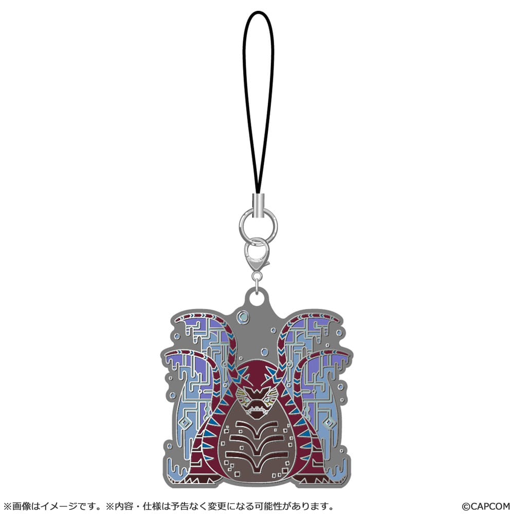 Monster Hunter Wilds Metal Keychain Monster Icon 5 cm Assortment (10)