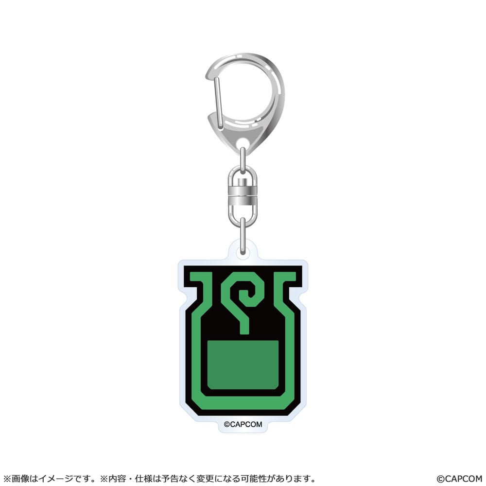 Monster Hunter Wilds Acryl Keychains Item Icon 6 cm  Assortment (10)