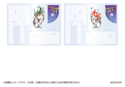 Okami 20th Anniversary Reprint Art Project Acrylic Bookends 14 cm