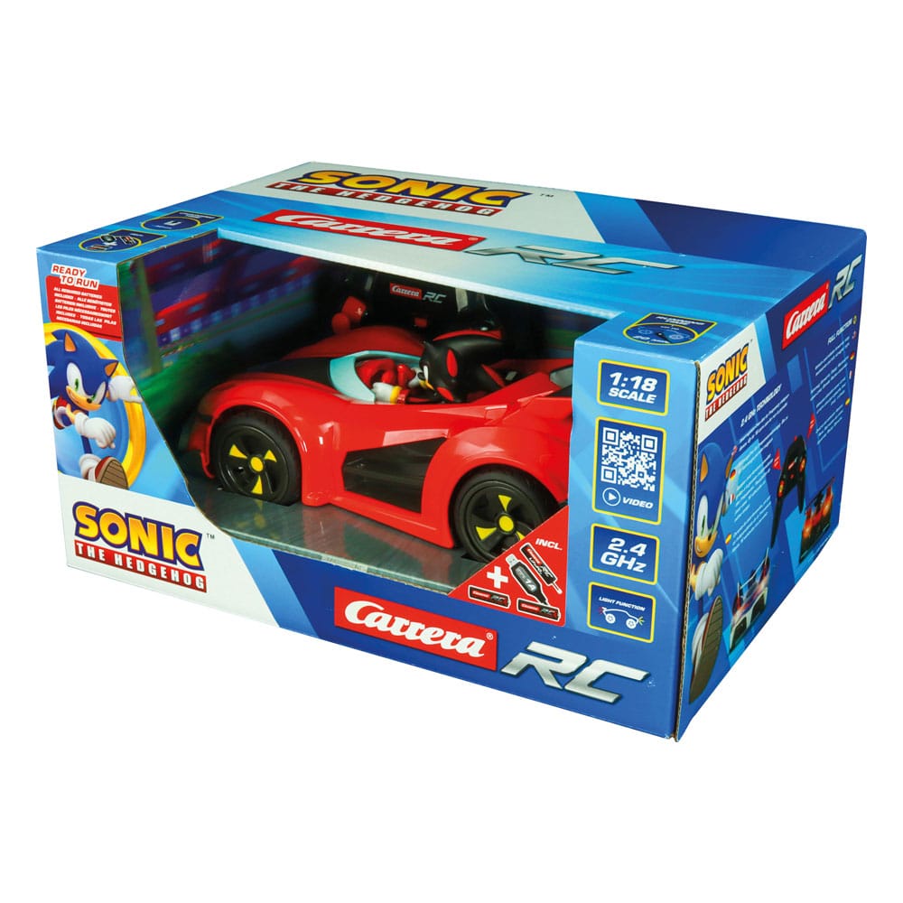 Sonic the Hedgehog Cart RC remote-controlled car 1/18 2.4GHz Shadow Performance R/C Toys