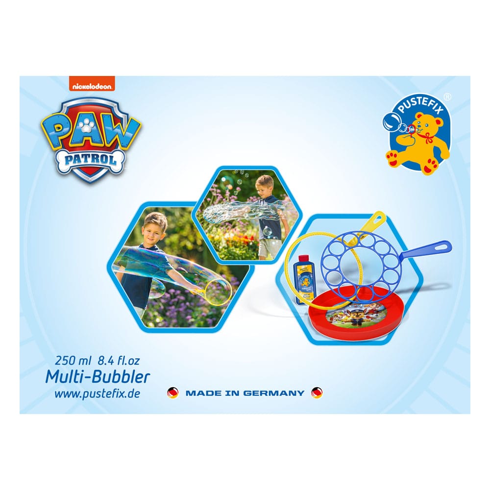 Paw Patrol Pustefix Soap Bubble Bottle Multi-Bubbler Assortment (5)