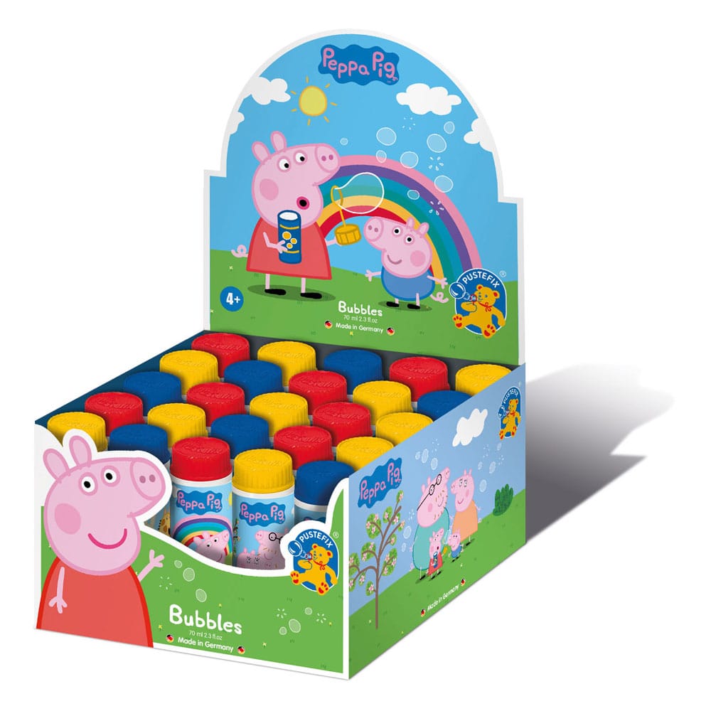 Peppa Pig Pustefix Soap Bubble Bottle Classic Assortment (25) Pustefix