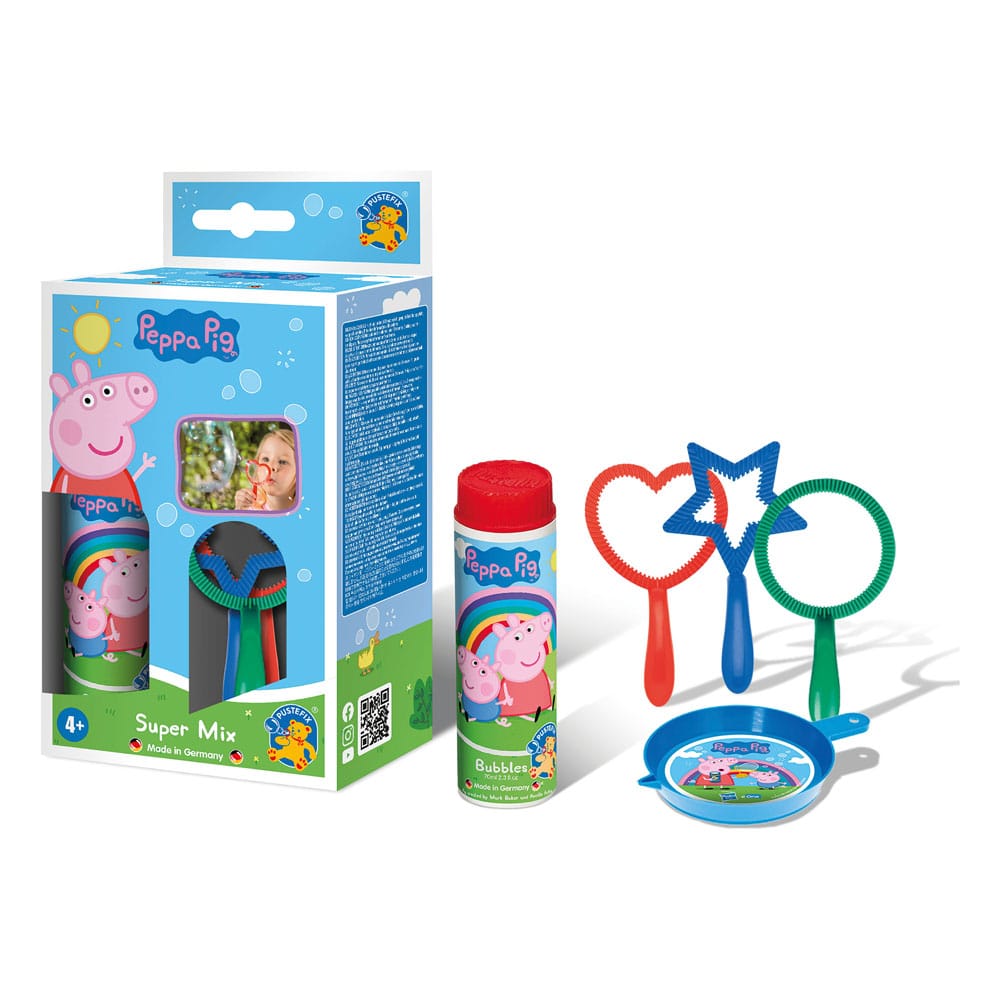 Peppa Pig Pustefix Soap Bubble Bottle Super-Mix Assortment (15)