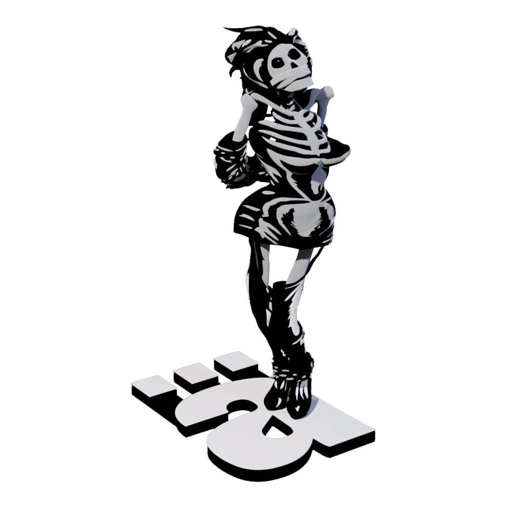 Die Ärzte  Statue 1/10 Gwendoline Skelett 17 cm Cave Toys