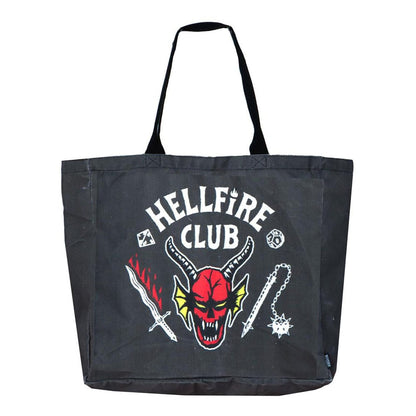 Stranger Things Tote Bag Hellfire Club XL - FanofThings.co.uk